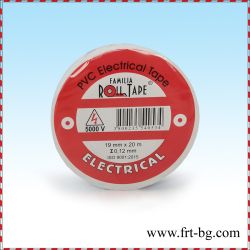 Изолирбанд PVC  FRT-  Бял-  0.12,  19ммx20м.   250бр